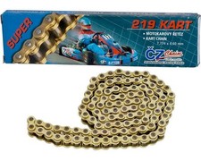 Go Kart CZ 219 Pitch Racing Chain 98-116 Link Karting Race
