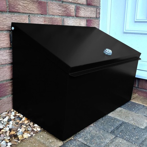 Lockable metal parcel delivery - metal,