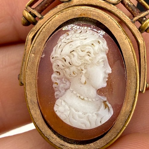 Vintage cameo spinner - cameo,