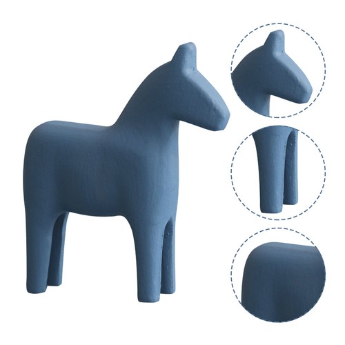 Decorative wooden horse model - decorative,