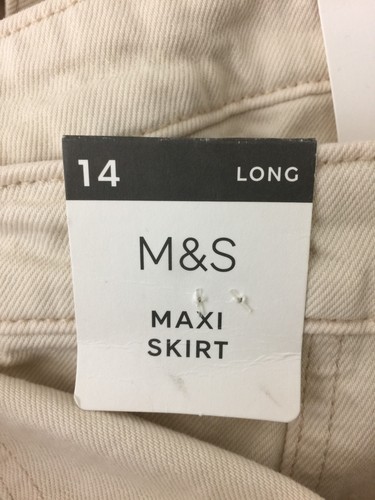 Women maxi skirt ecru - m&s, women's