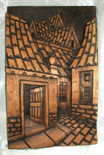 Vintage valdir carved - valdir, wood