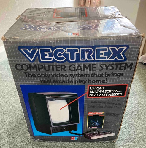 Vectrex console boxed and - mb,