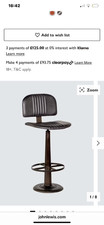 Nkuku Narwana Bar Stool Black