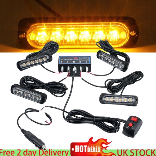 6led 24v amber recovery - 4x,