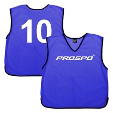 Prospo Personalised Back Numbered Bib Sports Football Soccer Rugby Training Bibs