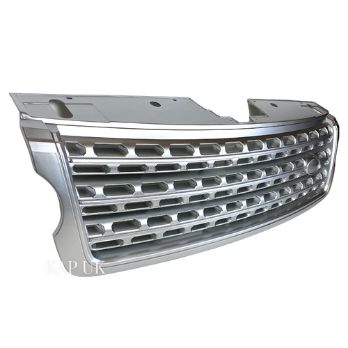 Silver front grille fits - silver,