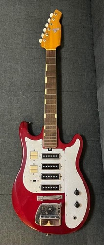 Teisco bizarre guitar 1960s - bizarre,
