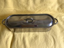 Salmon Fish Kettle Poacher 24-inch 60cm with Steamer Rack