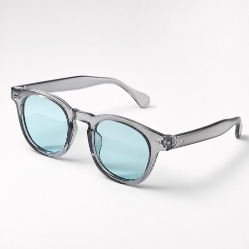 Clear grey frame mint green - grey,