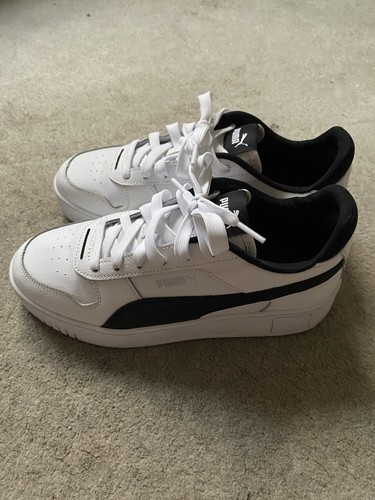 Puma white black leather - white,
