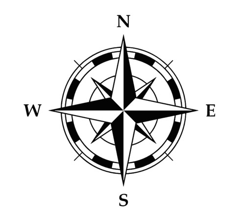Large compass mountain - 1, x