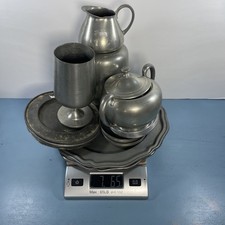 Scrap Pewter Lot. 7.6 Lbs.