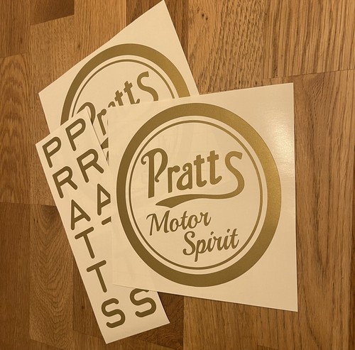 Pratts motor spirit sticker - motor,