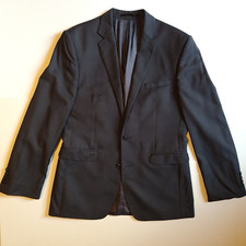 CERRUTI 1881 Suit Jacket Dal Lanificio F.LLI Size 38 Chest Grey Italian Wool Men