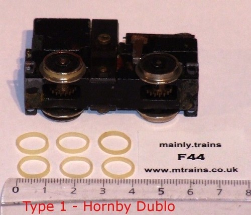 Hornby dublo traction tyres - hornby, (6