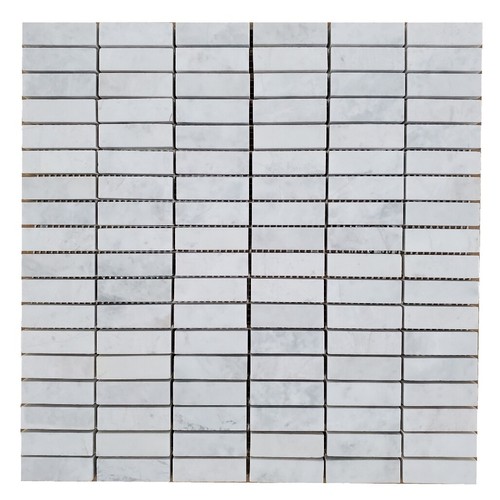 Stacked pattern carrara - pattern, honed