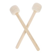 2Pcs Drum Mallets with Soft Felt Heads Comfortable for Players