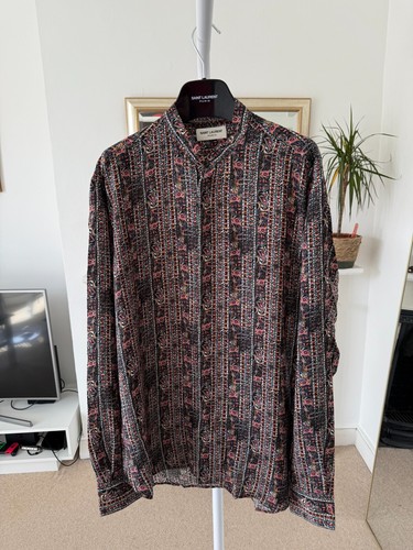 Saint laurent silk nehru - saint,