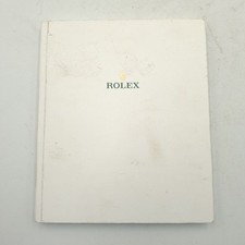 Genuine Rolex Catalogue Brochure Booklet Dealer Display Book Watch Collector