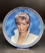 A Tribute To Diana Princess Of Wales Decorative Plate By The Franklin Mint 