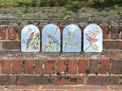 Hand painted vintage - x4,