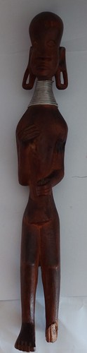 Hand carved wooden figurine - hand-carved,