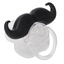 Funny Mustache Pacifier Safe