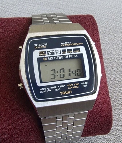 Vintage digital ricoh watch - digital,