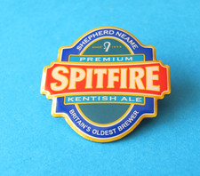Shepherd Neame " SPITFIRE"  Kentish Ale Beer Brewery Pin Badge. VGC. Unused. 😀