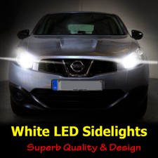 For Qashqai 2007-2014 Error-Free White LED Sidelight 2 Ps Bulbs Upgrade UK STOCK