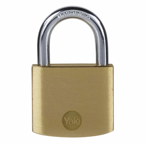 Yale brass padlock 30mm - yale,