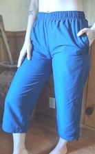 canterbury Uglies Size 8 Women's Soft Navy Cropped lined 3/4 Track Pants