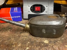 Vintage Braime Oil Can Oiler With Rare Threaded Spout  British Made In Leeds