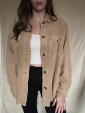 Zara beige cord overshirt