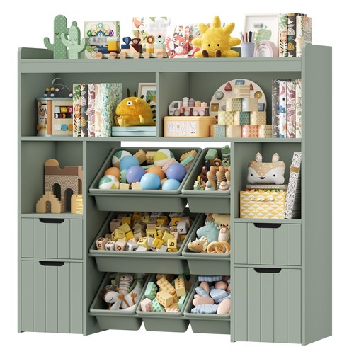 Toy storage unit with - unit, 7