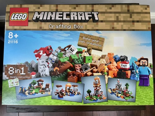 Lego minecraft crafting box - lego,