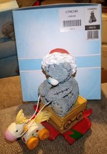 Me To You Blue Nose Teddy Christmas Figurine Decoration - Giddy Up