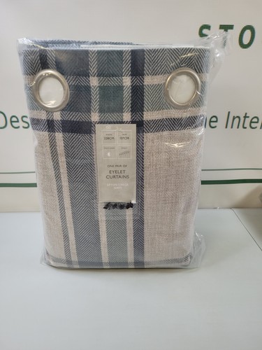 John lewis afton check navy - john,