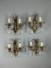 Set Of 4 French Gilded Twin