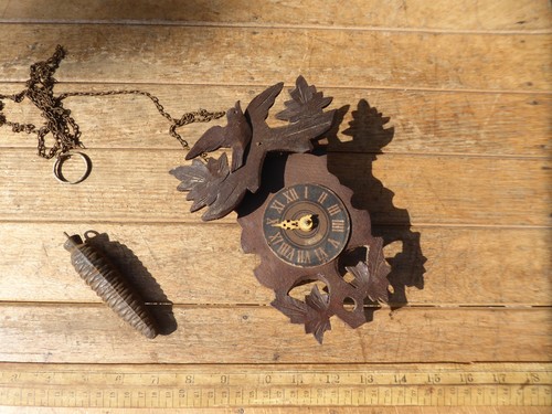Vintage cuckoo clock - cuckoo,