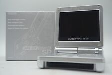 Nintendo GBA SP -  AGS-101 Bright Screen - Silver - Boxed - 10KK