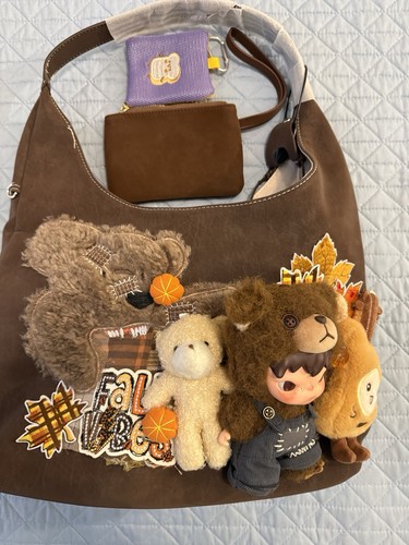 Brown shoulder bag women - brown,
