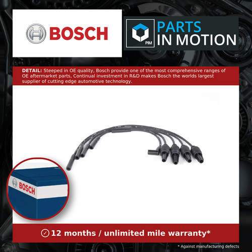 Leads ignition cables - ht, set