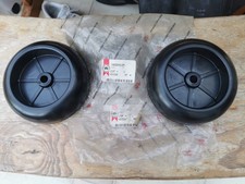 2 X MASSEY FERGUSON MOWER CUTTER DECK ANTI SCALP WHEEL 302611
