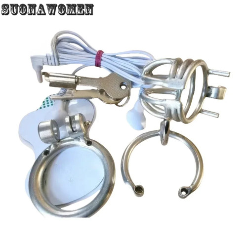 Metal male chastity cage - male,