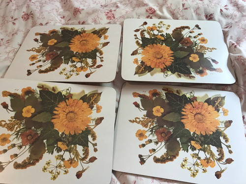 Vintage clover leaf - clover, x4