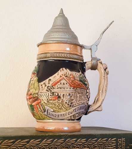 Vintage german beer stein - beer,
