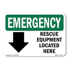 Rescue Equipment Located Here