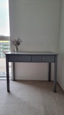Grey Desk With Two Drawers Habitat New £100